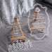 Transparent Acrylic Invitation Card Engraved Text Modern Invitation Card